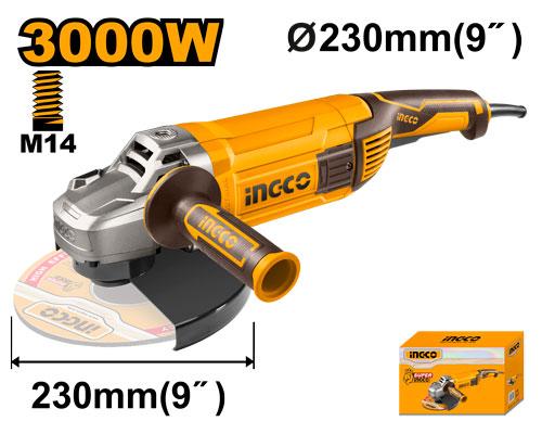 🔥 Meuleuse Angulaire 3000W – Ø230 mm | INGCO AG30008