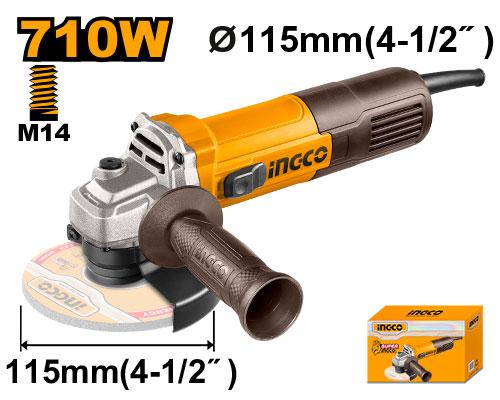 ⚡ Meuleuse Électrique 710W – 115 mm | INGCO AG7118