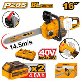 🔥 Tronçonneuse Sans Fil 40V Brushless – 40 cm | INGCO CGSLI401682