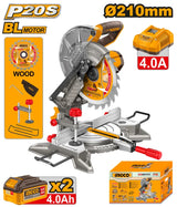 🔥 Scie à Onglet Sans Fil 20V – Lame 210 mm | INGCO CMSLI20212