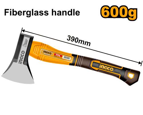 🔥 Hache 600 g – Tête Forgée | INGCO HAX081600