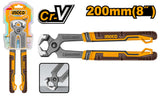 🔥 Pince 8" / 200 mm Cr-V – Finition Noire Vernie | ingco HCPP02200