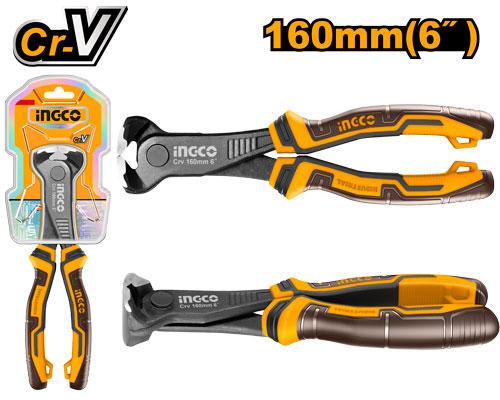 🔥 Pince 6" / 160 mm Cr-V – Finition Noire Polie | INGCO HECP28160