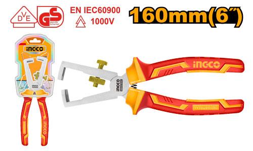 🔥 Pince Isolée 6" / 160 mm – Protection 1000 V | INGCO  HIWSP28160