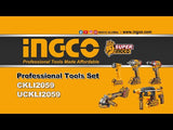 🔥 Pack 20V – 5 Outils Brushless + Sac en Toile | INGCO CKLI2059