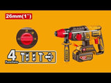 🔥 Perforateur Burineur Sans Fil 42V Brushless SDS Plus 2.5J | INGCO CRHLI422682