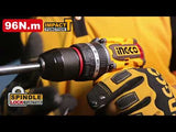 🔥 Kit Sans Fil 20V Perceuse à Percussion 96Nm + Clé à Chocs 850Nm | INGCO COSLI250586