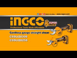 🔥 Sécateur Sans Fil 20V Brushless – Ø30 mm | INGCO CSSLI203083