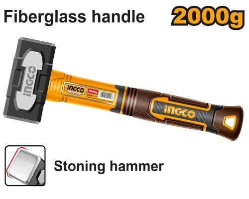 🔥 Marteau de Charpentier 2000 g – Tête Forgée | INGCO HSTH82000