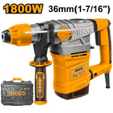 Marteau Perforateur SDS Plus 1800W – 7.0J | Double Anti-Vibration INGCO RH18008