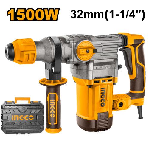 🔥 Marteau Perforateur SDS Plus 1500W – 5.5J | Anti-Vibration INGCO RH150038