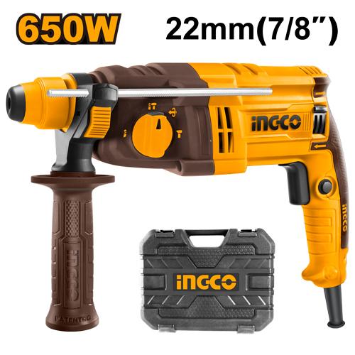 🔥 Perforateur SDS Plus 650W – 22Mm | INGCO RGH6528